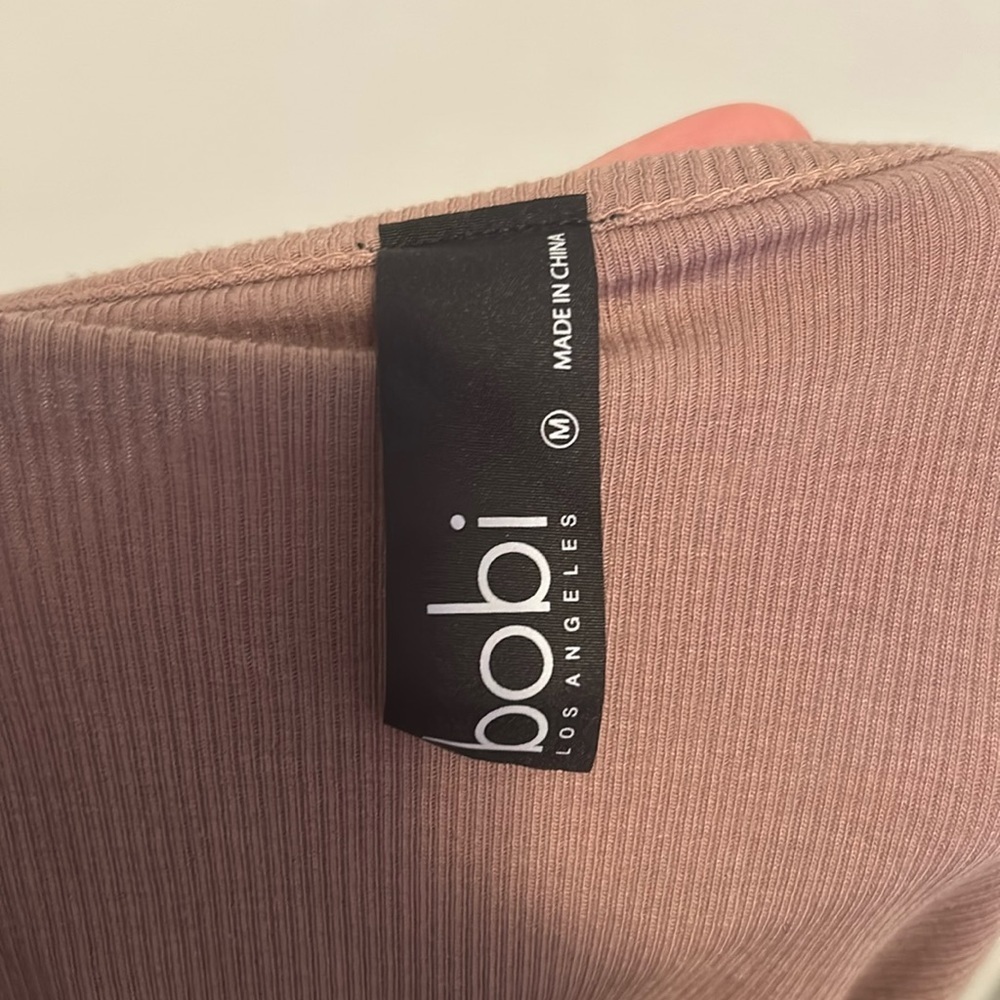 Bobi Modal Spandex Rib Bodysuit in Java - Picture 9 of 11